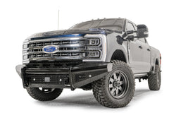 Fab Fours Black Steel Front Bumper, No Guard, Sensor Compatible, Black Powder Coat FS23-S5961-1