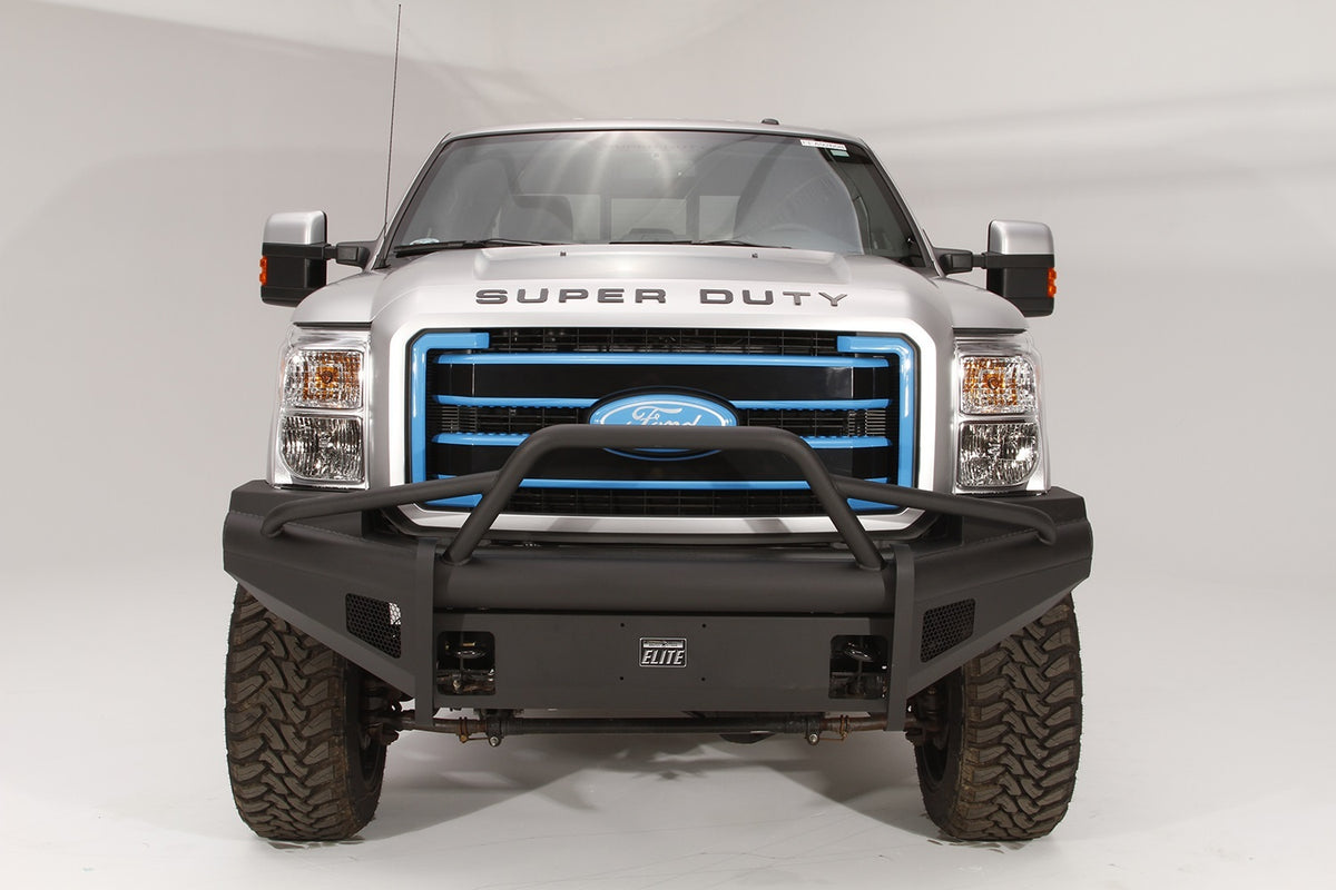 Fab Fours Elite Front Bumper, Pre-Runner Guard, 2-Stage Black Powder Coat FS99-Q1662-1