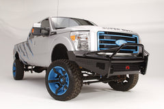 Fab Fours Black Steel Front Ranch Bumper, Pre-Runner Guard, 2-Stage Black Powder Coat FS99-S1662-1