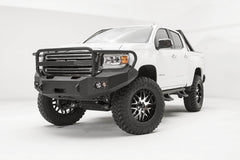 Fab Fours Premium Winch Front Bumper, Full Grill Guard, 2-Stage Black Powder Coat GC15-H3450-1