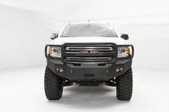 Fab Fours Premium Winch Front Bumper, Full Grill Guard, 2-Stage Black Powder Coat GC15-H3450-1