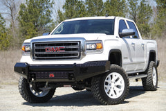 Fab Fours Black Steel Front Ranch Bumper, No Guard, 2-Stage Black Powder Coat GM07-K2161-1