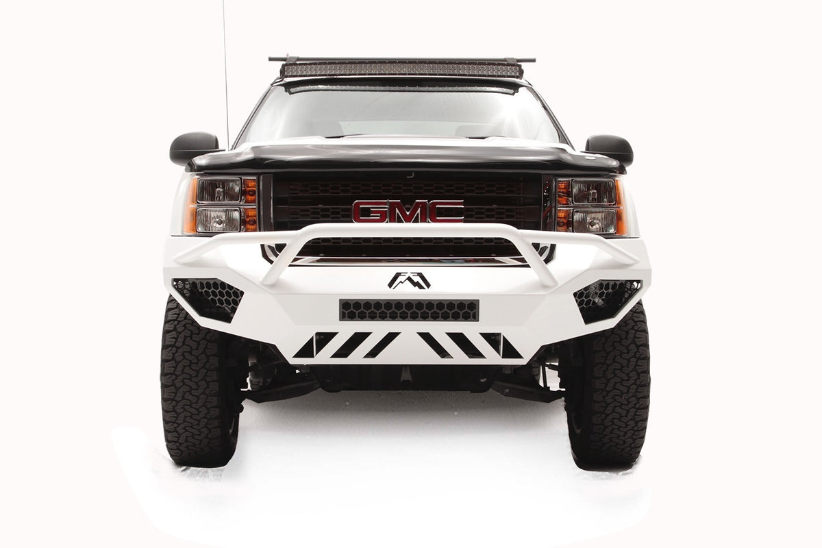 Fab Fours Vengeance Front Bumper, Pre-Runner Guard, 2-Stage Black Powder Coat GM11-V2852-1