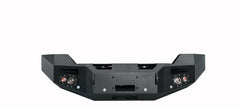 Fab Fours Premium Winch Front Bumper, No Guard, Sensor Compatible, 2-Stage Black Powder Coat GM14-C3151-1