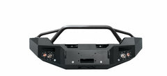 Fab Fours Premium Winch Front Bumper, Pre-Runner Guard, Sensor Compatible, 2-Stage Black Powder Coat GM14-C3152-1