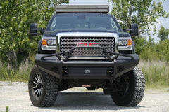 Fab Fours Elite Front Ranch Bumper, Pre-Runner Guard, 2-Stage Black Powder Coat GM14-Q3162-1