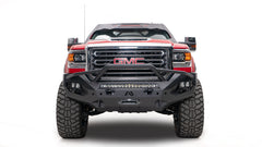Fab Fours Matrix Front Bumper, Pre-Runner Guard, Bare Steel GM15-X2852-B