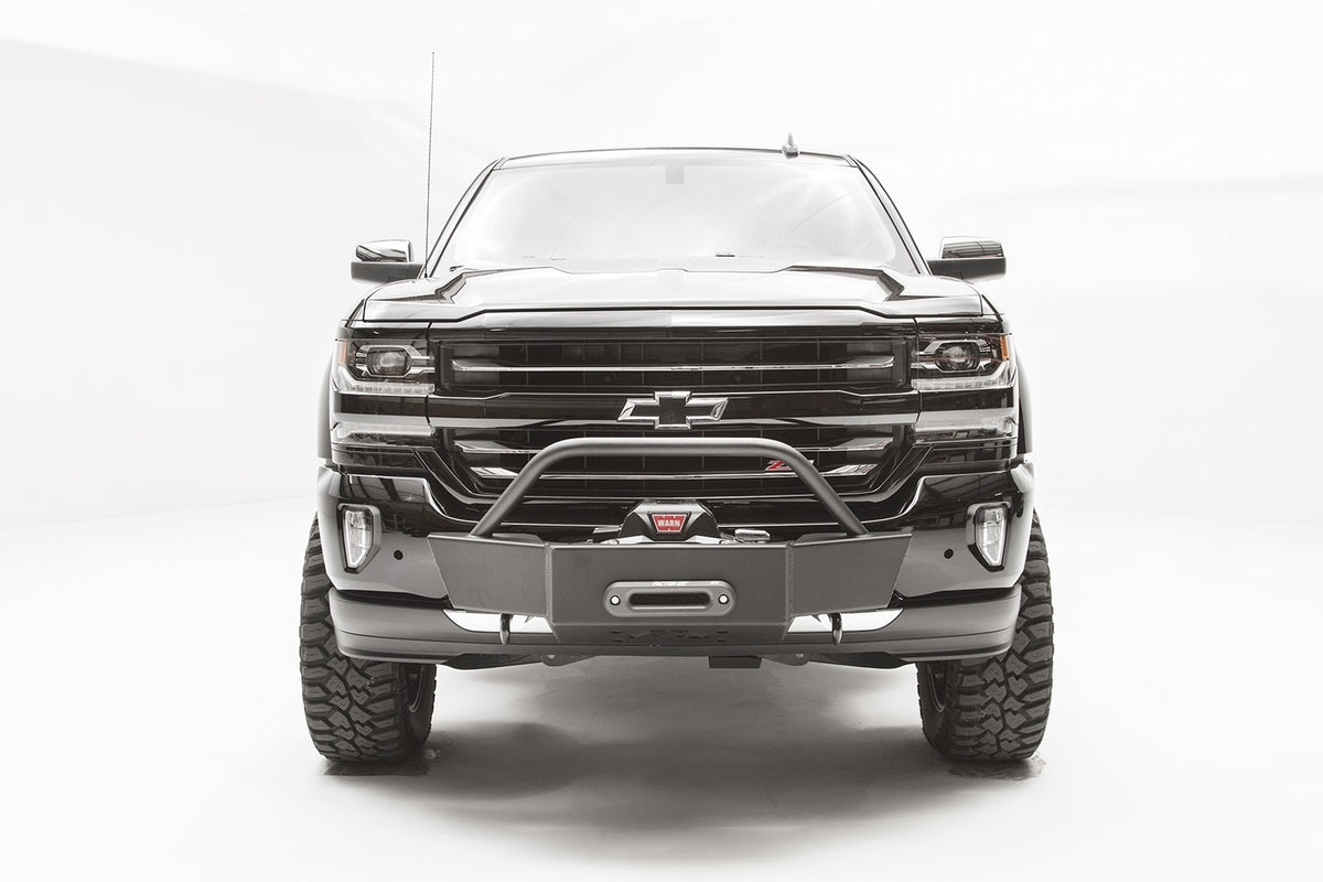 Fab Fours Winch Mount, 2-Stage Black Powder Coat GM16-N3350-1