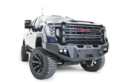 Fab Fours Premium Winch Front Bumper, No Guard, Bare Steel GM20-A5051-B