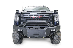 Fab Fours Premium Winch Front Bumper, Pre-Runner Guard, Bare Steel GM20-A5052-B