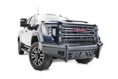 Fab Fours Black Steel Front Bumper, No Guard GM20-Q5061-1