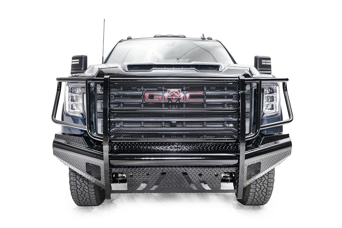 Fab Fours Elite Front Bumper, Full Grill Guard GM20-S5060-1