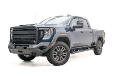 Fab Fours Matrix Front Bumper, Full Grill Guard, Bare Steel GM20-X5050-B