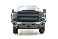 Fab Fours Matrix Front Bumper, Full Grill Guard, Bare Steel GM20-X5050-B