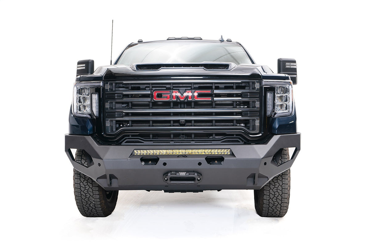 Fab Fours Matrix Front Bumper, No Guard, Bare Steel GM20-X5051-B