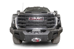 Fab Fours Premium Winch Front Bumper, No Guard, Sensor Compatible, 2-Stage Black Powder Coat GM24-A6251-1