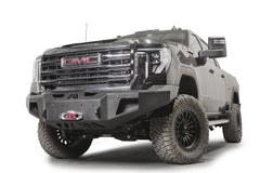 Fab Fours Premium Winch Front Bumper, No Guard, Sensor Compatible, 2-Stage Black Powder Coat GM24-A6251-1