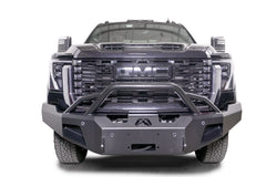 Fab Fours Premium Winch Front Bumper, Pre-Runner Guard, Sensor Compatible, 2-Stage Black Powder Coat GM24-A6252-1