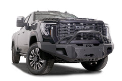 Fab Fours Premium Winch Front Bumper, Pre-Runner Guard, Sensor Compatible, 2-Stage Black Powder Coat GM24-A6252-1