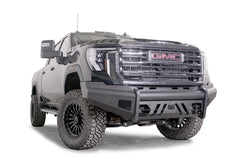 Fab Fours Elite Front Bumper, No Guard, Sensor Compatible, Black Powder Coat GM24-Q6261-1