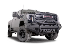 Fab Fours Elite Front Bumper, Pre-Runner Guard, Sensor Compatible, Black Powder Coat GM24-Q6262-1