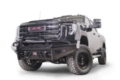 Fab Fours Black Steel Front Bumper, Pre-Runner Guard, Sensor Compatible GM24-S6262-1