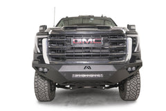 Fab Fours Vengeance Front Bumper, No Guard, 2-Stage Black Powder Coat GM24-V6251-1