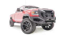Fab Fours Grumper Front Bumper, Bare Steel GR3100-B