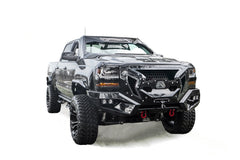 Fab Fours Grumper Front Winch Bumper, Bare Steel GR3800-B