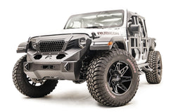 Fab Fours Grumper Front Bumper, Bare Steel GR4650-B