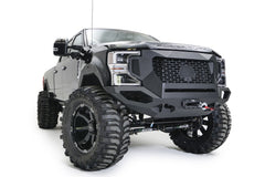Fab Fours Grumper Front Winch Bumper, Bare Steel GR4700-B