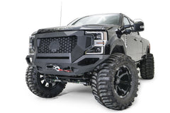 Fab Fours Grumper Front Winch Bumper, Bare Steel GR4700-B