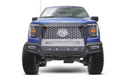 Fab Fours Grumper Front Bumper And Grille, Sensor Compatible, Matte Black Powder Coat GR5000-1