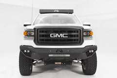Fab Fours Vengeance Front Bumper, No Guard, 2-Stage Black Powder Coat GS14-D3151-1