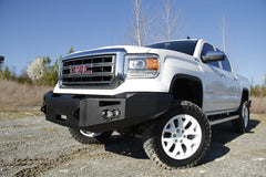 Fab Fours Premium Winch Front Bumper, No Guard, 2-Stage Black Powder Coat GS14-H3151-1