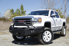 Fab Fours Premium Winch Front Bumper, Pre-Runner Guard, 2-Stage Black Powder Coat GS14-H3152-1