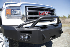 Fab Fours Premium Winch Front Bumper, Pre-Runner Guard, 2-Stage Black Powder Coat GS14-H3152-1