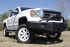 Fab Fours Premium Winch Front Bumper, Pre-Runner Guard, 2-Stage Black Powder Coat GS14-H3152-1