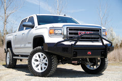 Fab Fours Black Steel Front Bumper, Pre-Runner Guard, 2-Stage Black Powder Coat GS14-K3162-1