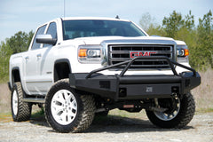 Fab Fours Elite Front Bumper, Pre-Runner Guard, 2-Stage Black Powder Coat GS14-R3162-1