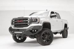 Fab Fours Vengeance Front Bumper, No Guard, 2-Stage Black Powder Coat GS16-D3951-1