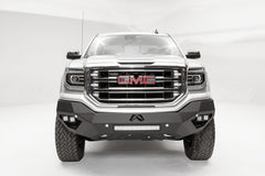 Fab Fours Vengeance Front Bumper, No Guard, 2-Stage Black Powder Coat GS16-D3951-1