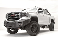 Fab Fours Premium Winch Front Bumper, No Guard, Sensor Compatible, 2-Stage Black Powder Coat GS16-F3951-1