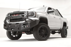Fab Fours Premium Winch Front Bumper, Pre-Runner Guard, Sensor Compatible, 2-Stage Black Powder Coat GS16-F3952-1