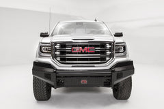 Fab Fours Black Steel Front Bumper, No Guard, 2-Stage Black Powder Coat GS16-K3961-1