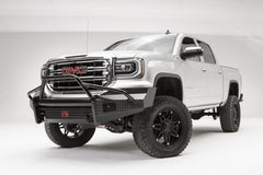 Fab Fours Black Steel Front Bumper, Pre-Runner Guard, 2-Stage Black Powder Coat GS16-K3962-1