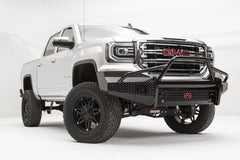 Fab Fours Black Steel Front Bumper, Pre-Runner Guard, 2-Stage Black Powder Coat GS16-K3962-1