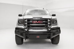 Fab Fours Black Steel Front Bumper, Pre-Runner Guard, 2-Stage Black Powder Coat GS16-K3962-1