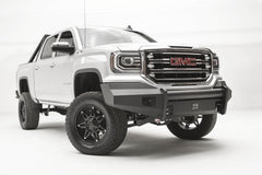 Fab Fours Elite Front Bumper, No Guard, 2-Stage Black Powder Coat GS16-R3961-1