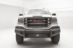 Fab Fours Elite Front Bumper, No Guard, 2-Stage Black Powder Coat GS16-R3961-1